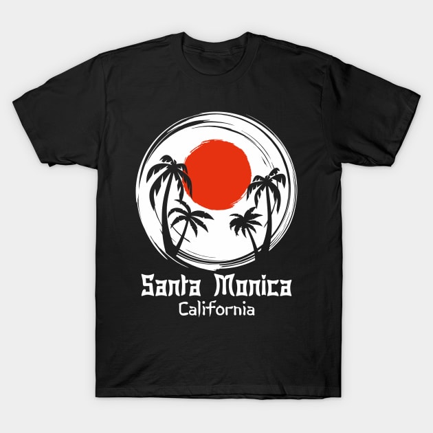 Santa Monica California T-Shirt by Jennifer